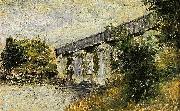 Claude Monet The Railway Bridge at Argenteuil oil painting reproduction